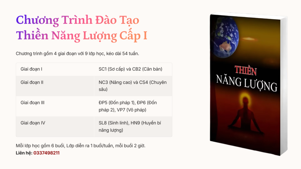 Chuong trinh thien nang luong cap i