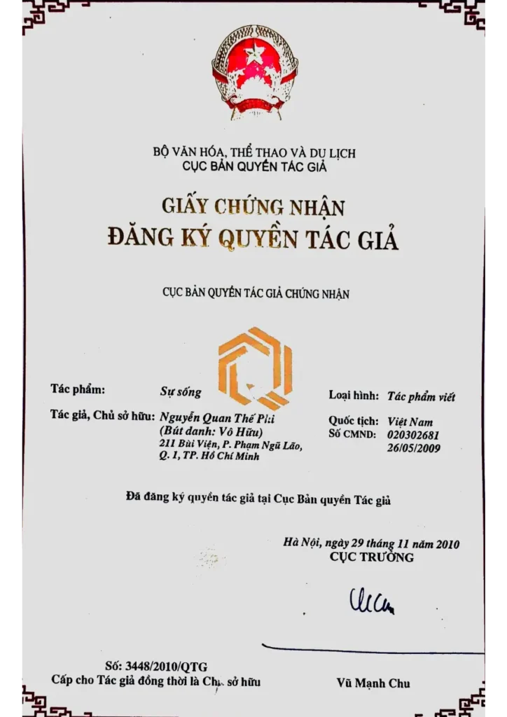 Bang quyen tac gia su song